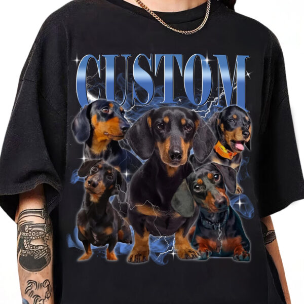 Custom Dog Bootleg Shirt – Retro 90s Pet Bootleg Rap Tee – Personalized Comfort Colors Dog Mom Dad Gift