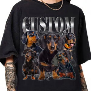 Custom Dog Bootleg Shirt – Retro 90s Pet Bootleg Rap Tee – Personalized Comfort Colors Dog Mom Dad Gift