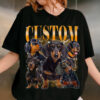 Custom Dog Bootleg Shirt – Retro 90s Pet Bootleg Rap Tee – Personalized Comfort Colors Dog Mom Dad Gift