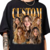Custom Girlfriend Bootleg Shirt – Retro 90s Graphic Tee, Personalized Face Bootleg Rap Tee, Custom Birthday Gift Shirt