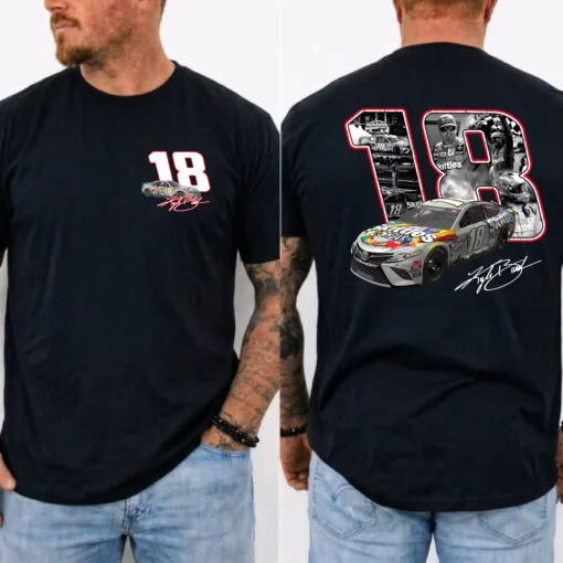 Kyle Busch 18 Tribute Shirt, NASCAR Legend Memorial Tee, RIP Rowdy 1985-2026 Shirt, Vintage NASCAR Tribute Top