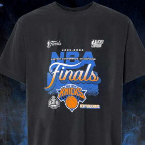 New York Knicks 2025-2026 NBA Eastern Conference Champions Finals Locker Room Shirt