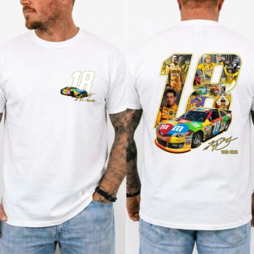 Vintage Kyle Busch 18 Tribute Shirt, NASCAR Legend Memorial Tee, RIP Rowdy 1985-2026 Shirt, Vintage NASCAR Tribute Top
