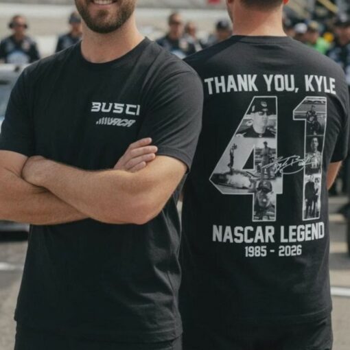 Kyle Busch 41 Racing Car Shirt, Thank You Kyle 1985-2026 NASCAR Legend Tee, Memorial Tribute T-Shirt Sweatshirt Hoodie