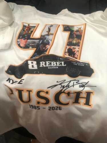 Because You Never Know Quote Kyle Busch 18 Tribute Shirt, NASCAR Legend Memorial Tee, RIP Rowdy 1985-2026 Shirt, Vintage NASCAR Tribute Top, MADE IN USA photo review
