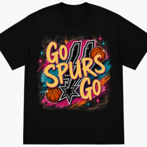 Go Spurs Go Shirt, San Antonio Basketball Tee