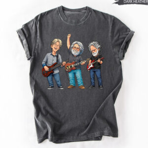 Grateful Dead Band Members Shirt, Bob Weir Jerry Garcia Phil Lesh Tribute Comfort Colors Tee, Classic Rock Jam Band Long Sleeve
