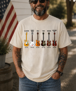 Jerry Garcia Guitar History Grateful Dead Unisex T-shirt