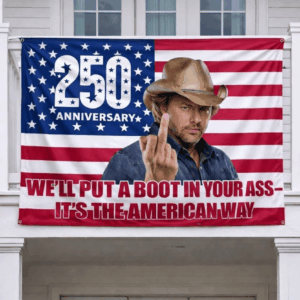 Toby Keith American Boot Flag Red White And Blue 250th Anninersary Freedom Flag #1