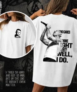 Linkin Park Fan Shirt, Chester Who Cares If One More Light Goes Out Well I Do T-Shirt #4