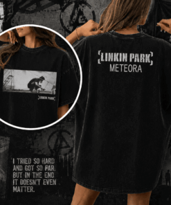 Linkin Park Meteora Album Graphic T-Shirt, Rock Music Band Fan Tee #6