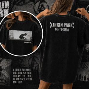 Linkin Park Meteora Album Graphic T-Shirt, Rock Music Band Fan Tee #6