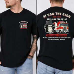 BJ and the Bear Hauling Trucking Ltd Worn Out Shirt, Vintage 70s TV Show T-Shirt