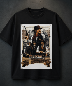 Doc Holliday Tombstone I'm Your Huckleberry - Distressed Cowboy Gunfighter T-Shirt