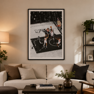 No Frame - Knicks Basketball Finals 2026 Poster, OG Anunoby Game Winner Print, New York Knicks Fan Gift, Basketball Finals Wall Art