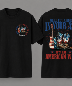 Courtesy of the Red T-Shirt, Red White and Blue Shirt, Toby Keiith We'll Put A Boot Shirt
