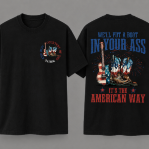 Courtesy of the Red T-Shirt, Red White and Blue Shirt, Toby Keiith We'll Put A Boot Shirt
