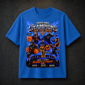 Knicks Champions Graphic T-Shirt | New York Basketball Fan Tee