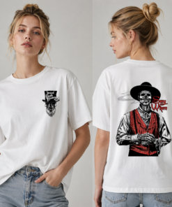 Doc Holliday Say When Old West Death Dealers Collection Tombstone Ghost Town Zombie T-Shirt