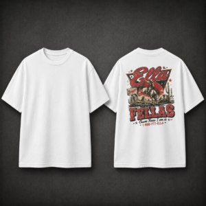 Ella Fellas Shirt, Vintage Western Concert Graphic Tee