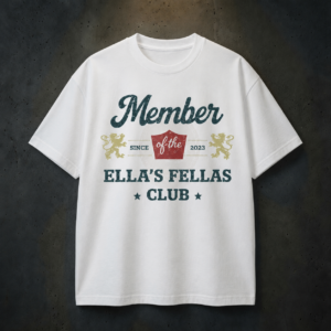 Ellas Fellas Club T-Shirt, Vintage Rodeo Music Fan Tee