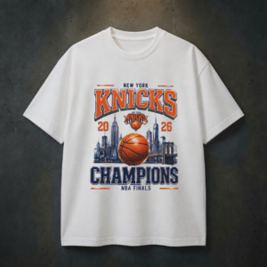 New York Knick s Basketball Champions Tee, NBA Finals Retro Graphic Heavyweight Unisex T Shirt