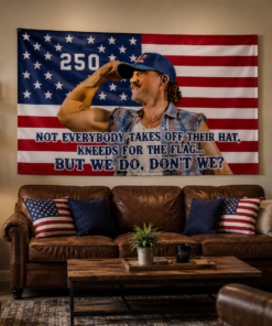 Morgan Wallen American Flag Tapestry – Country Singer Wall Art | Music Fan Decor | Aesthetic Flag | Country Room Gift