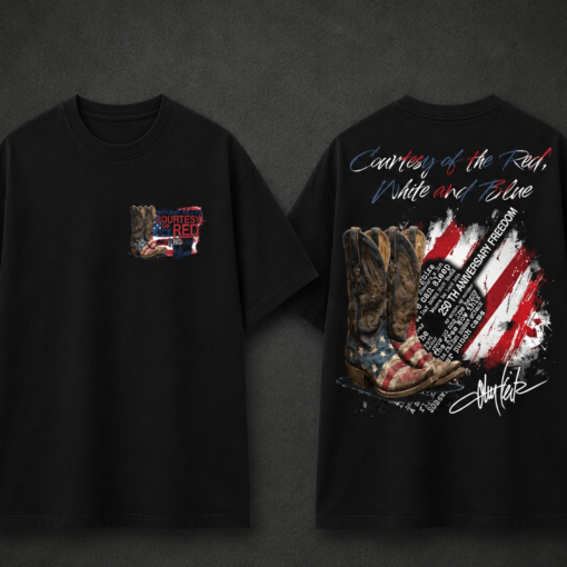 Toby Keith Red Whit And Blue 250th Anninersary Freedom Shirt