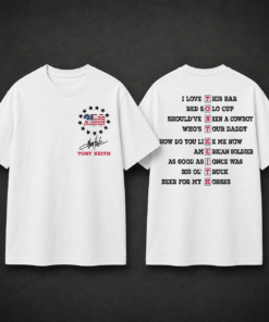 Toby Keith Song List Shirt, Toby Keith Greatest Hits Country Music Tee