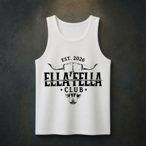 ELLA FELLA Club Skull Tank Top