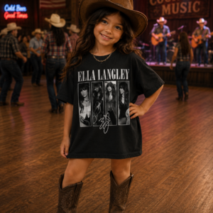 Ella Langley Kids T-Shirt, The Dandelion 2026 Vintage Graphic Music Kids Shirt #4