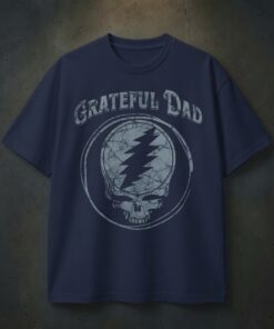 Grateful Dad Skull Stealie Bolt T-Shirt