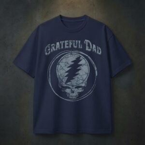 Grateful Dad Skull Stealie Bolt T-Shirt