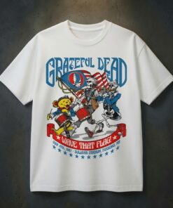 Grateful Dead 4th of July White T-Shirt Tee