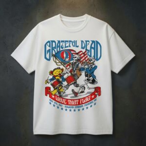 Grateful Dead 4th of July White T-Shirt Tee