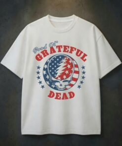 Patriotic Grateful Dead T-Shirt – Stealie USA Flag