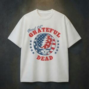 Patriotic Grateful Dead T-Shirt – Stealie USA Flag