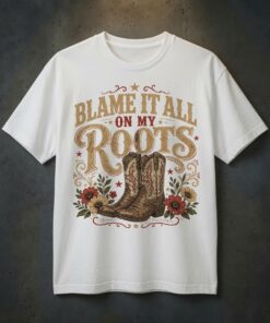 Blame It All On My Roots Tee, Country Concert Shirt