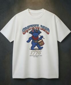 Grateful Dead Bear 1776 T-Shirt, Patriotic Tee