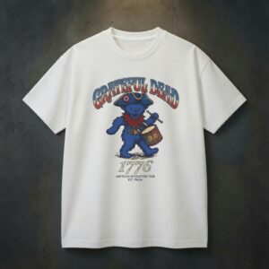 Grateful Dead Bear 1776 T-Shirt, Patriotic Tee