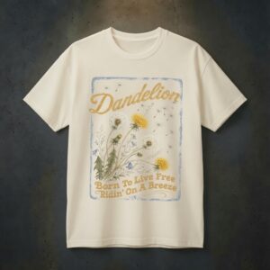 Dandelion Shirt, Country Music Graphic Shirt, Dandelion Lover Gift