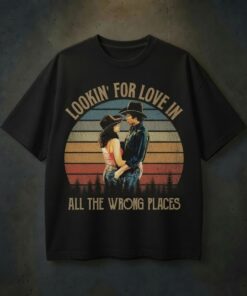 Bud And Sissy Looking For Love In All The Wrong Places Tee, Cowboy Couple