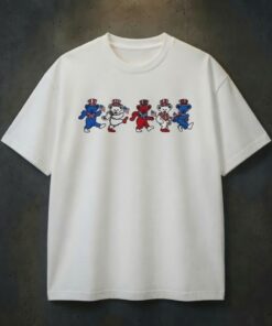 Grateful Dead Dancing Bear Fourth of July T-Shirt