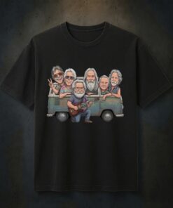 Grateful Dead Members Shirt, Bob Weir Jerry Garcia Phil Lesh Bill Kreutzmann Mickey Hart Brent Tribute Tee