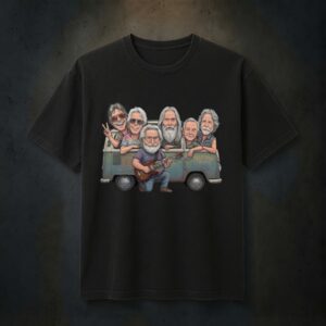 Grateful Dead Members Shirt, Bob Weir Jerry Garcia Phil Lesh Bill Kreutzmann Mickey Hart Brent Tribute Tee