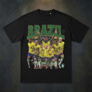 Brazil National Team Graphic T-Shirt, World Cup 2026 Tee