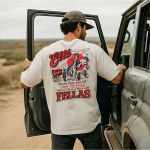 Ella Fellas Shirt, Vintage Western Concert Graphic Tee