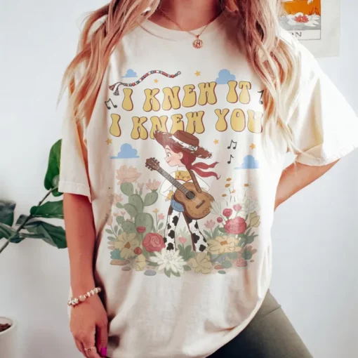 Toy Story Jessie Comfort Colors Shirt, I Knew It I Knew You Shirt, TS and Toy Story 5 Friendship Shirt