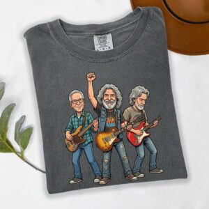Bob Weir Jerry Garcia Phil Lesh Tribute Tee #4