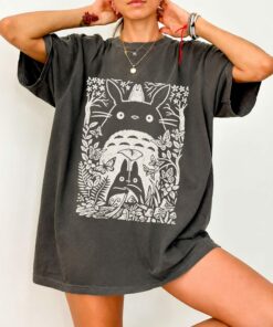 Vintage My Neighbor Totoro Sketch Shirt, Studio Ghibli Anime Tee